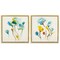 Stupell Industries Watercolor Teal & Yellow Flowers 2 pc Framed Floater Canvas Wall Art Set Design by Patti Mann